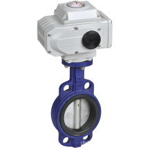 Q971F-10CT-DN100 4 inch Electric Wafer Butterfly Valve